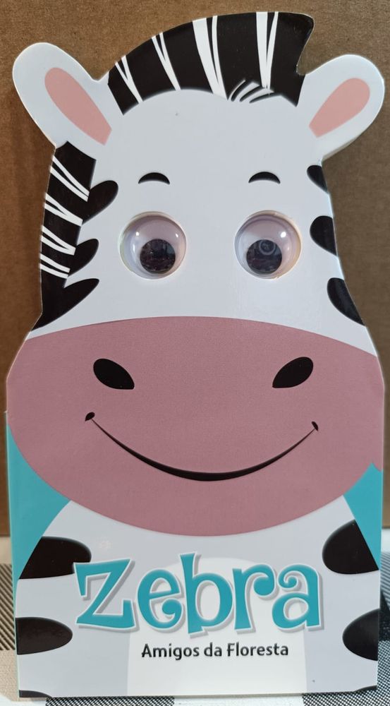 Livro Olhinhos amigos da floresta - zebra