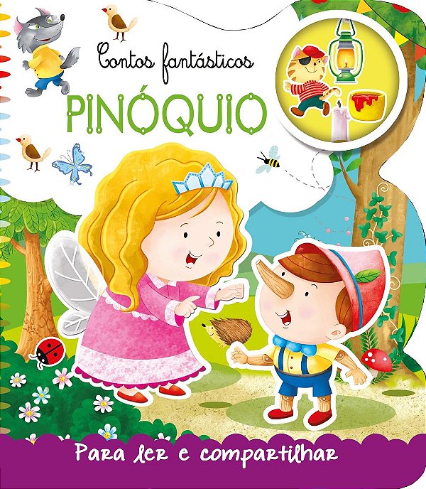 Livro Para ler e compartilhar - Pinóquio