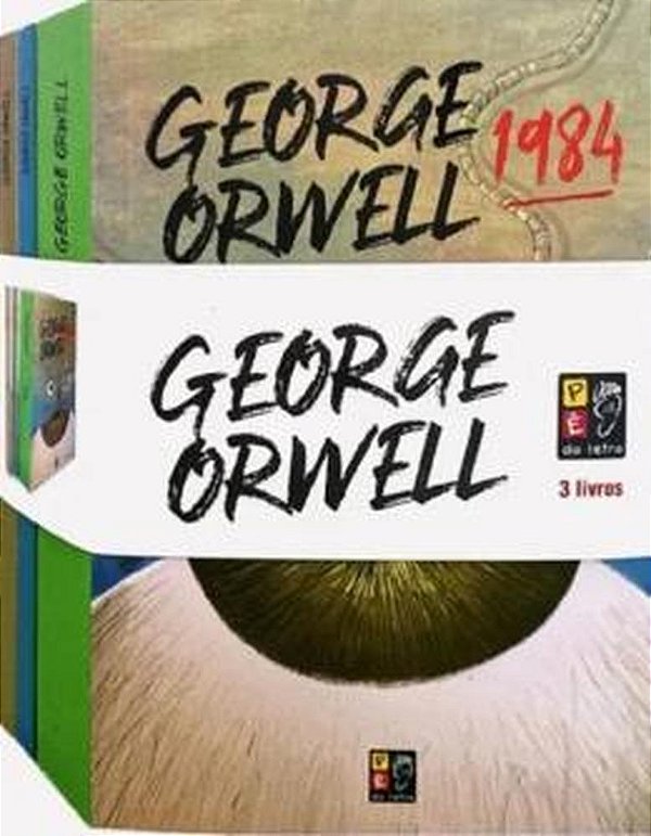 Livro Box - george orwell - cinta com 3 titulos