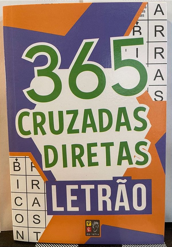 Livro 365 letrao - cruzadas diretas laranja