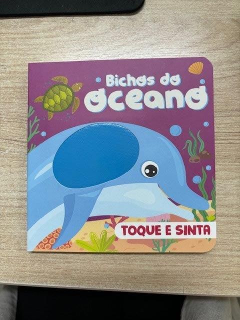 Livro Toque e sinta-bichos do oceano