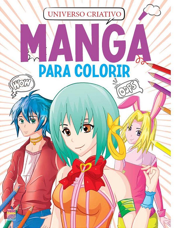 Livro Mangás - Universo criativo roxo