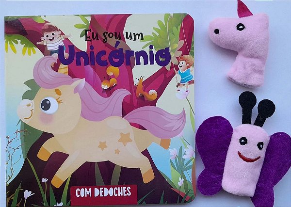 Livro Com Dedoches - Eu Sou Um Unicórnio
