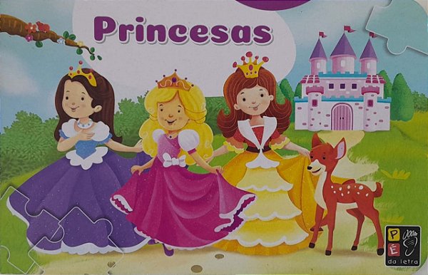 Livro Livro quebra-cabeça - Princesas