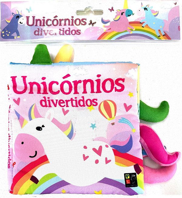 Livro Livro de tecido - Unicórnios divertidos (Volume 1)
