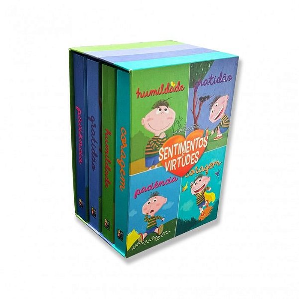 Livro Box - Sentimentos e virtudes (4 livros)