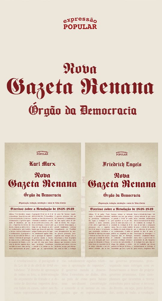 Livro Nova Gazeta Renana Kit 2 Volumes