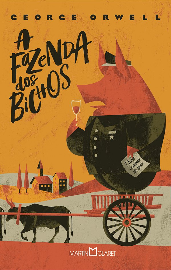 Livro A fazenda dos bichos: Edição com brinde - pôster ex...