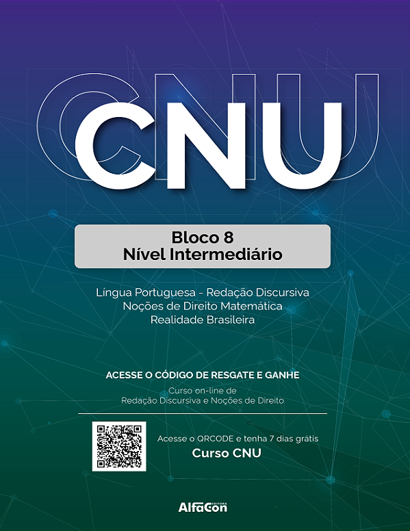 Livro Cnu - Concurso Nacional Unificado - Bloco 8 - Nível...