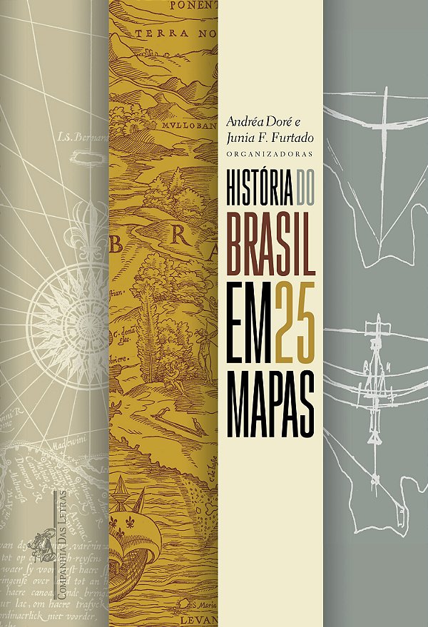 Livro História do Brasil em 25 mapas