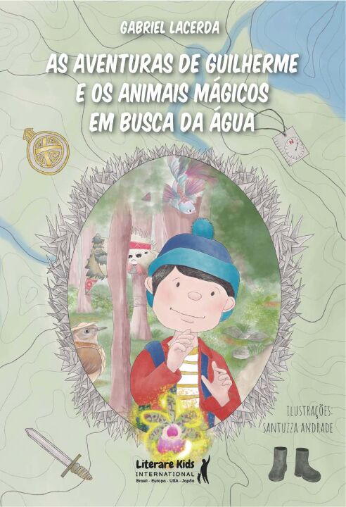 Livro As aventuras de Guilherme e os animais mágicos em b...