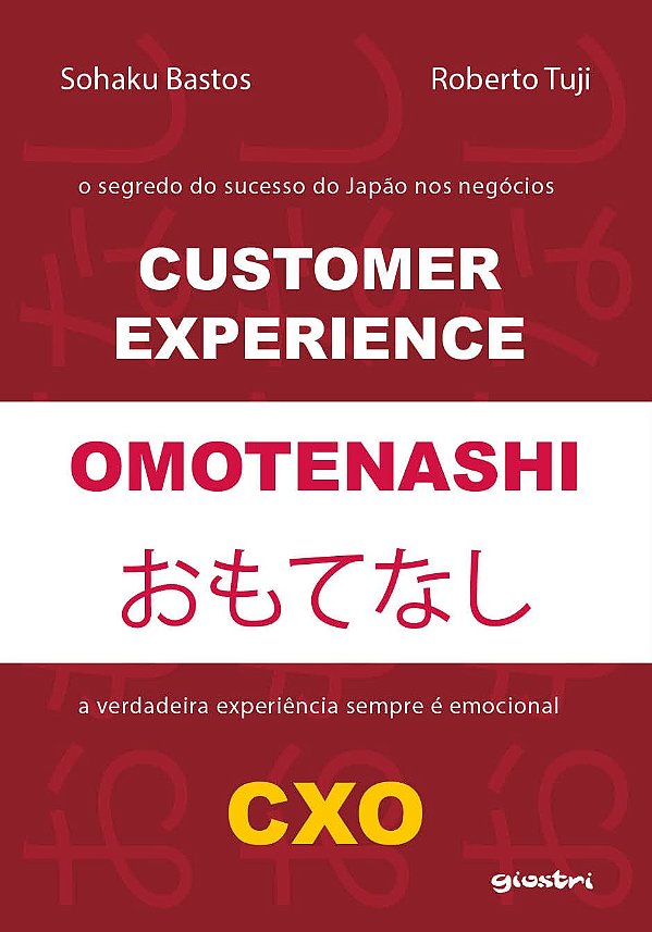 Livro Customer Experience Omotenashi: CXO