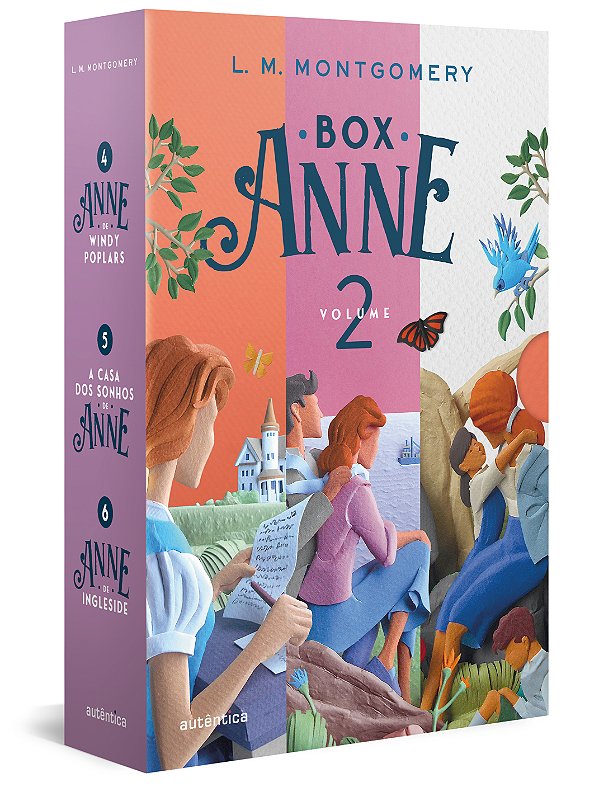 Livro Box Anne 2 - Anne de Wind Poplars, Casa dos sonhos ...
