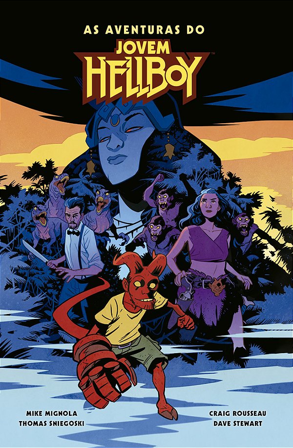 Livro As Aventuras Do Jovem Hellboy - Volume 1
