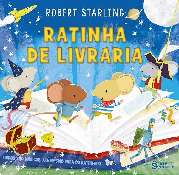 Livro Ratinha de livraria