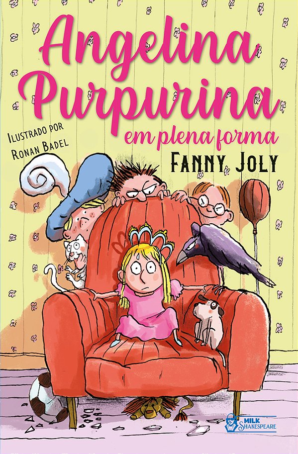 Livro Angelina purpurina em plena forma