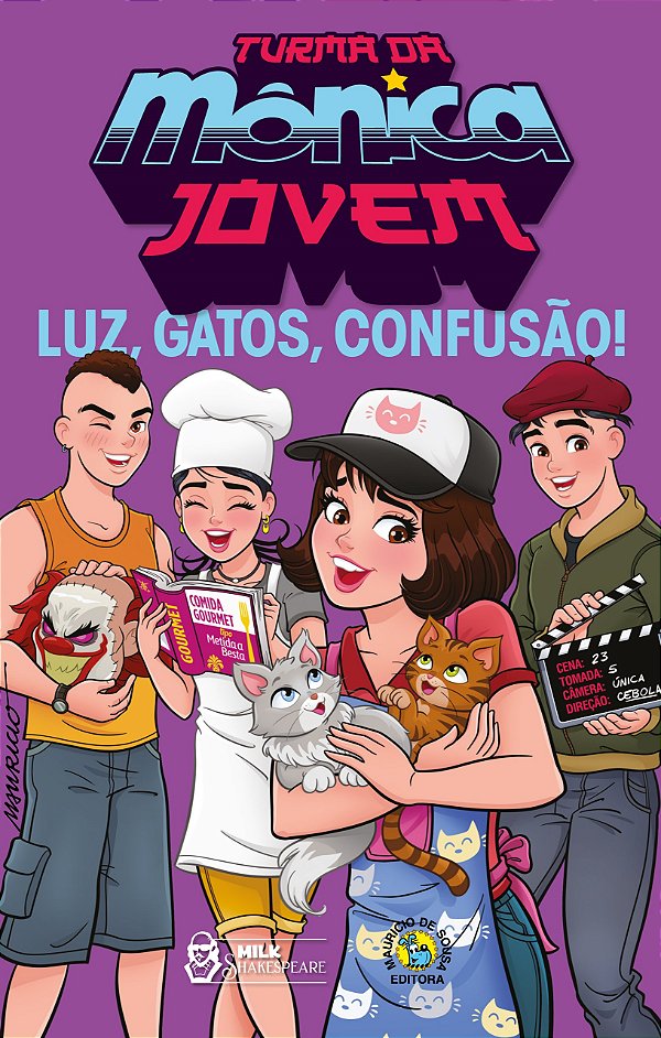 Livro Turma da mônica jovem: luz, gatos, confusão!