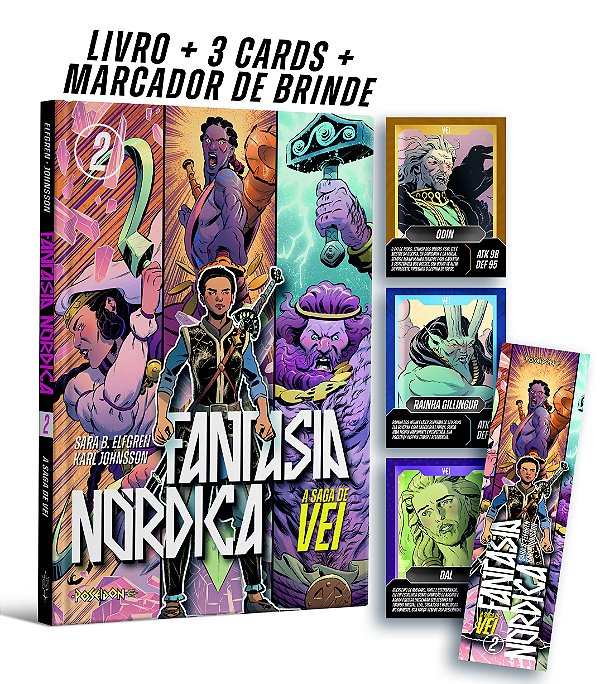 Livro Fantasia Nórdica - A saga de VEI – Vol. 2: Com brin...