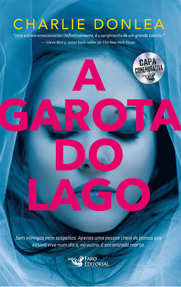 Livro A garota do lago pocket - Capa comemorativa