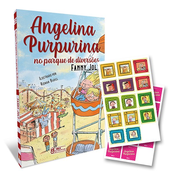 Livro Angelina Purpurina - No parque de diversões (Volume...