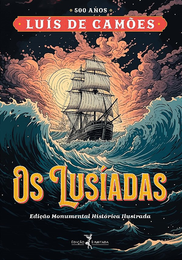 Livro Os Lusíadas – 500 Anos de Camões – Edição Monumenta...