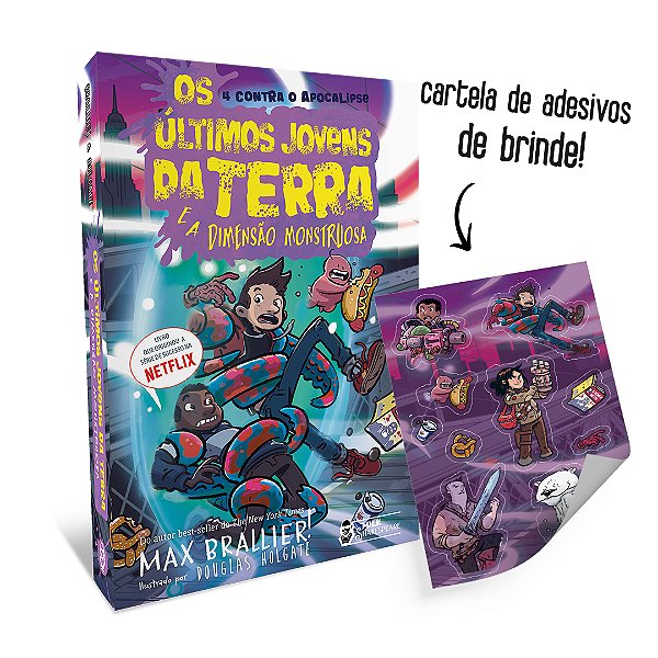 Livro Os últimos jovens da Terra - E a dimensão monstruos...