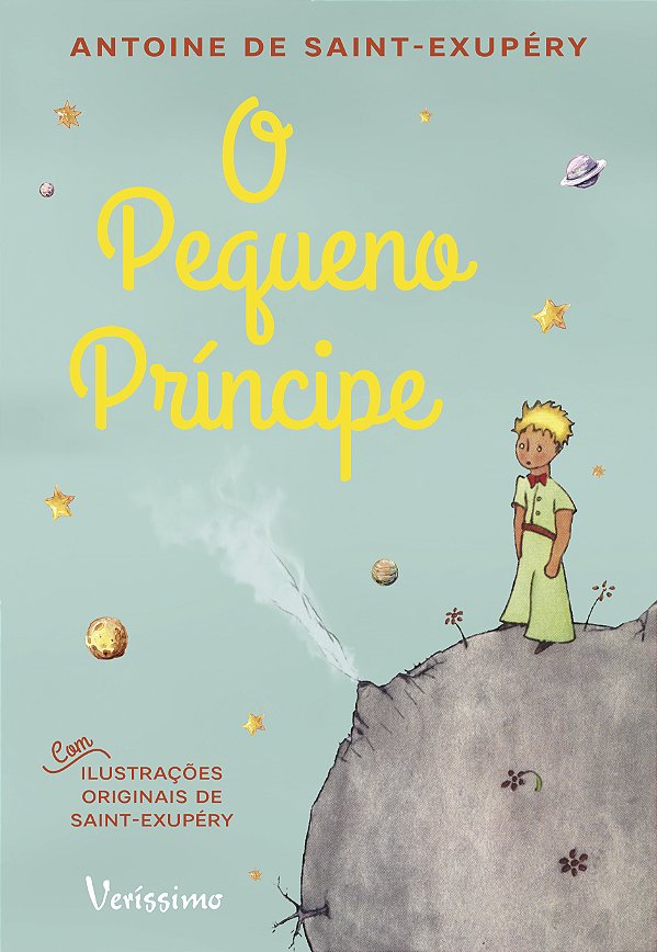 Livro O pequeno príncipe - Verde pastel