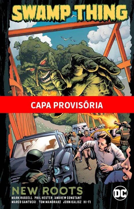 Livro Monstro do Pântano: Novas Raízes