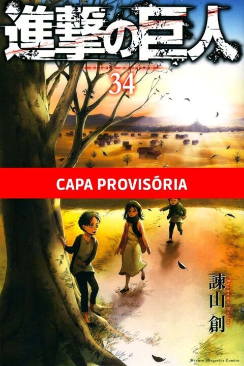 Livro Ataque dos Titãs Vol. 34