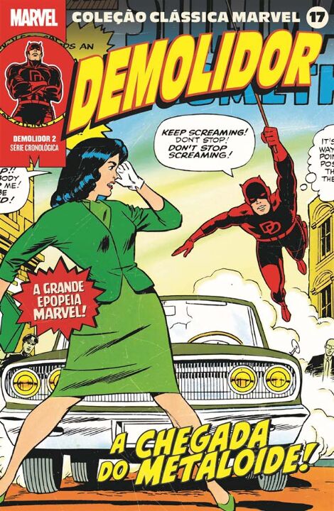 Livro Coleção Clássica Marvel Vol. 17 - Demolidor Vol. 2