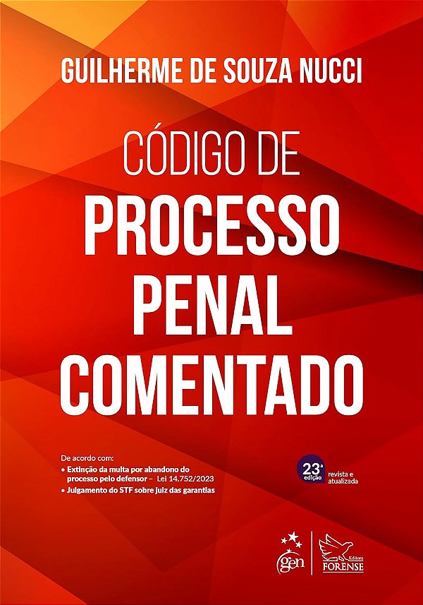 Livro Código de processo penal comentado