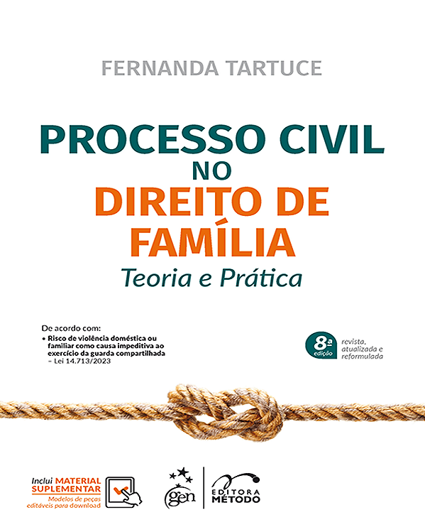 Livro Processo civil no direito de família - Teoria e prá...