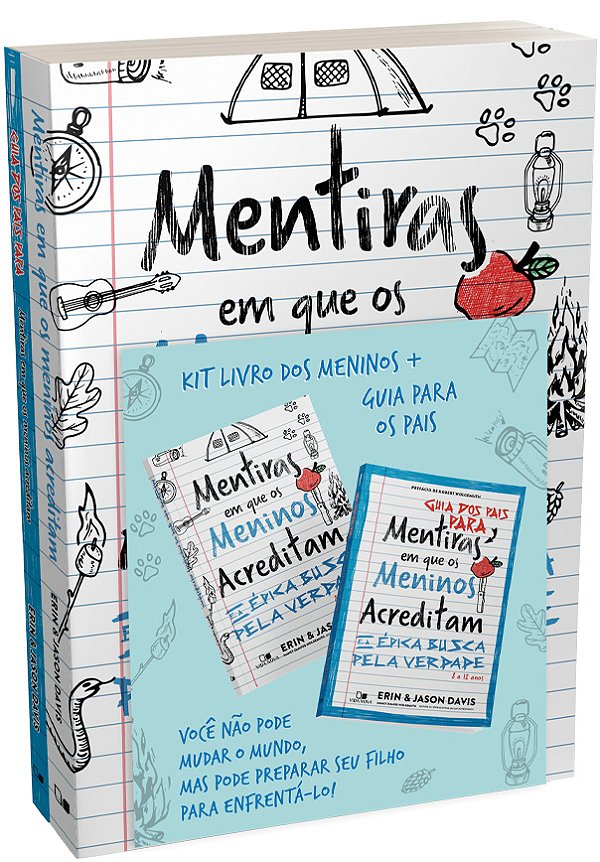 Livro Kit Mentiras em que os meninos acreditam e a épica ...