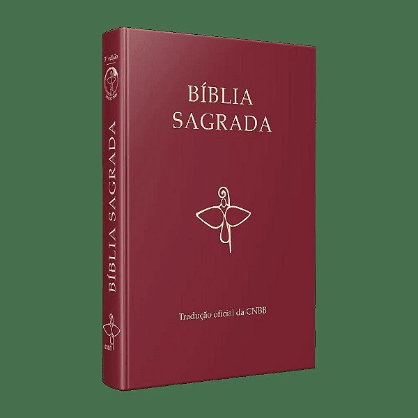 Livro Bíblia Sagrada capa vinho tradução oficial da CNBB ...
