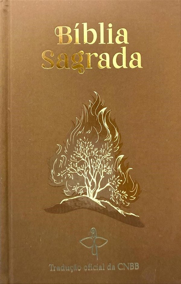 Livro Biblia Sagrada - Capa Marrom - Sarça-Ardente