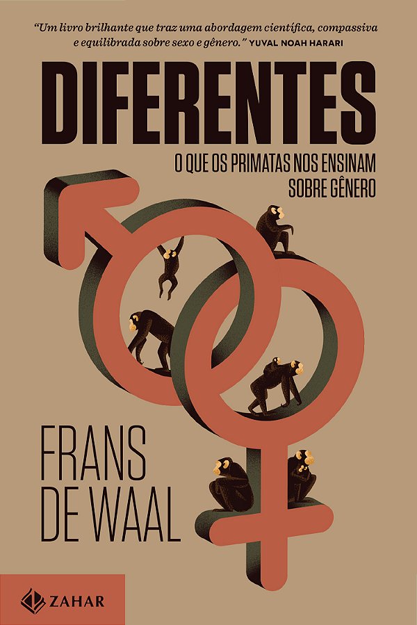 Livro Diferentes - O Que Os Primatas Nos Ensinam Sobre Gê...