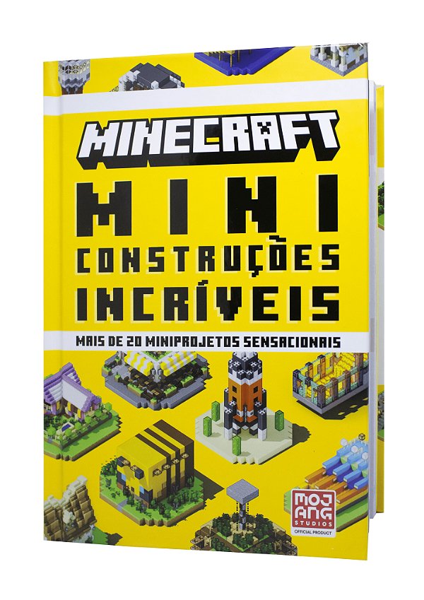 Livro Minecraft - Miniconstruções Incríveis - Guia Oficia...