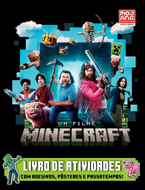 Livro Um Filme Minecraft - Livro Oficial De Atividades