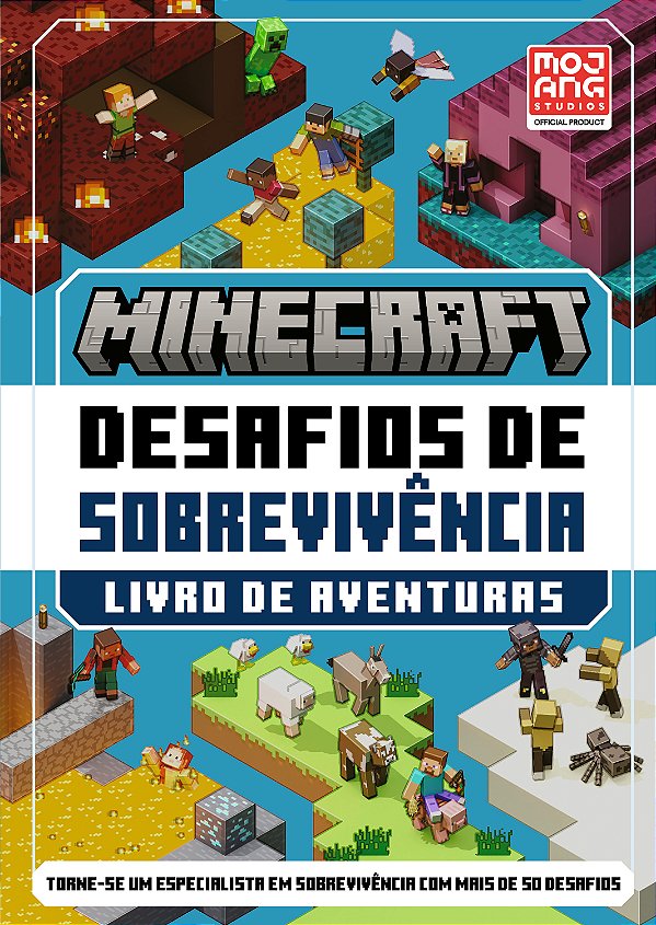 Livro Minecraft: Desafios De Sobrevivência - Livro De Aventuras...