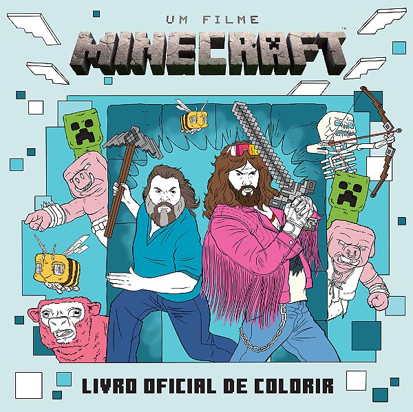Livro Um Filme Minecraft - Livro De Colorir Oficial