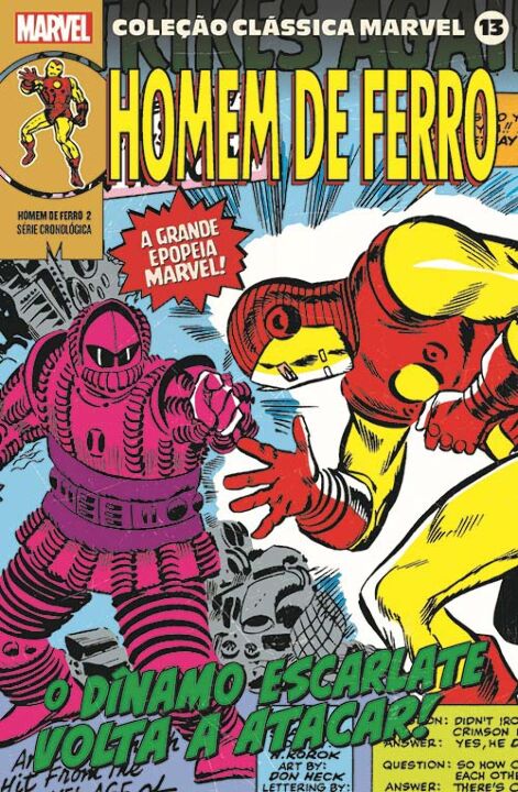 Livro Coleção Clássica Marvel Vol. 13 - Homem de Ferro Vo...