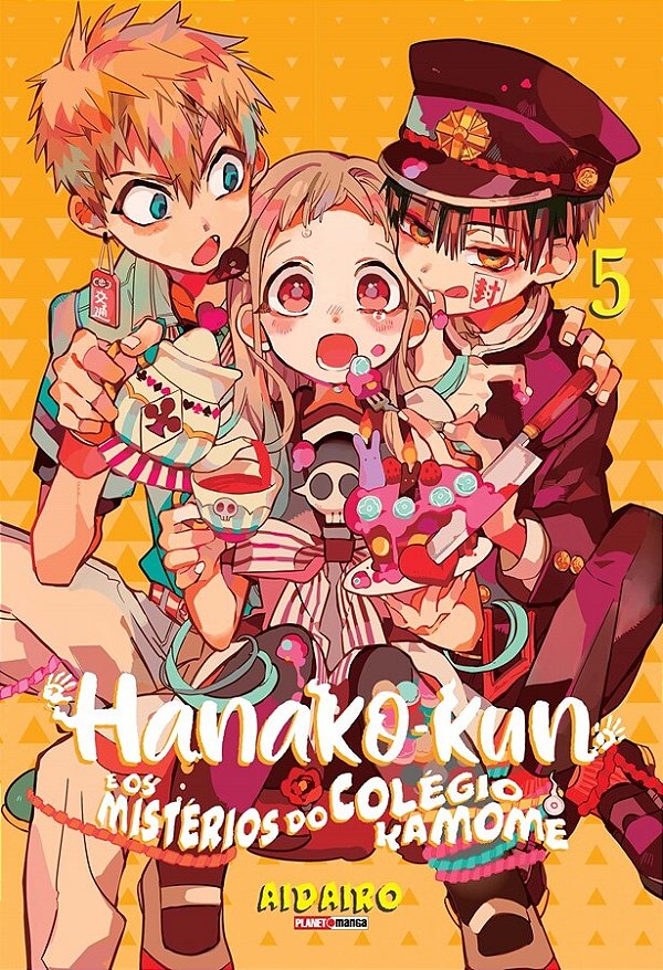 Livro Hanako-kun e os mistérios do colégio kamome vol. 5