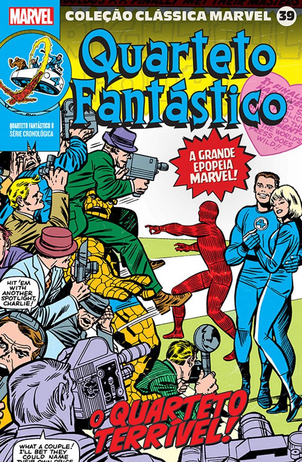 Livro Coleção Clássica Marvel Vol. 39 - Quarteto Fantásti...