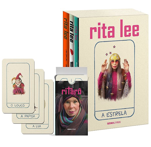 Livro Box - Livros De Rita Lee + Brinde Exclusivo: Baralh...