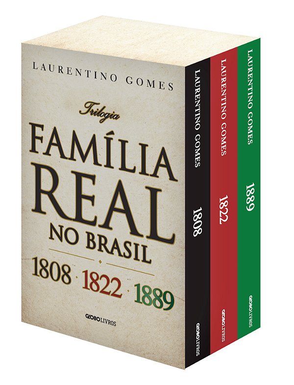 Livro Box trilogia família real no Brasil