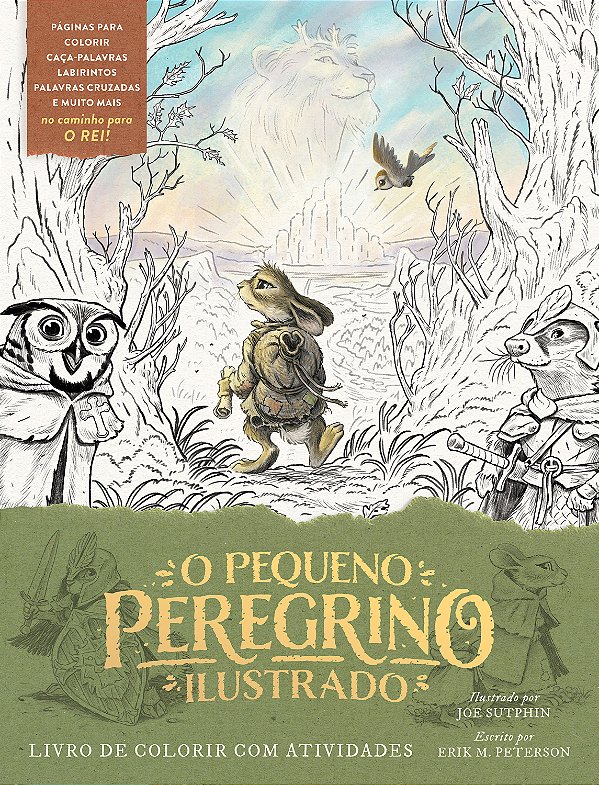 Livro O pequeno peregrino ilustrado – livro de colorir com ativ...