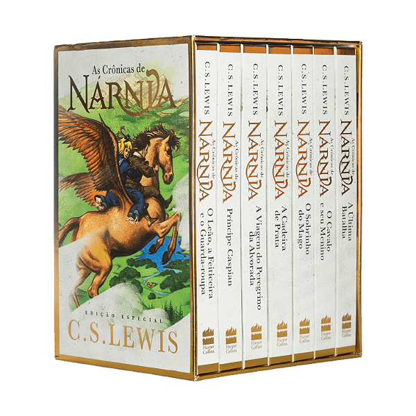 Livro Box - As Crônica De Nárnia - Edição De Luxo