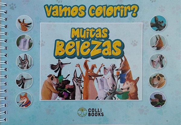 Livro Vamos Colorir? - Muitas Belezas