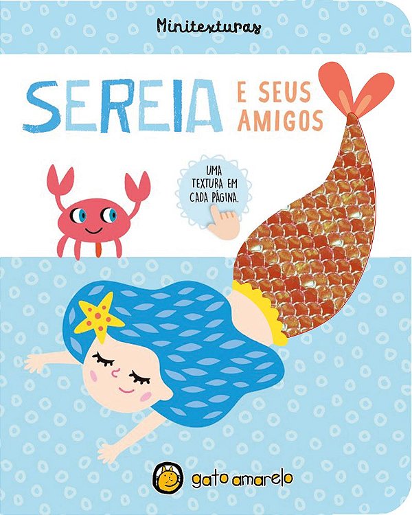 Livro Minitexturas: sereia e seus amigos
