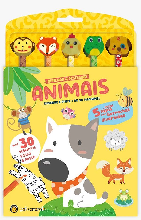 Livro Aprenda a desenhar - Animais (Volume 1)
